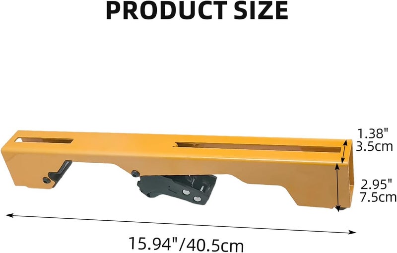 sanbaiyi Miter Saw Mounting Brackets N087371 DW7231 use for Dewalt's DW723, DWX723, DWX724, and DWX725 DWX725B Heavy Duty Miter Saw. (2 pack) Yellow, Large - Image 2